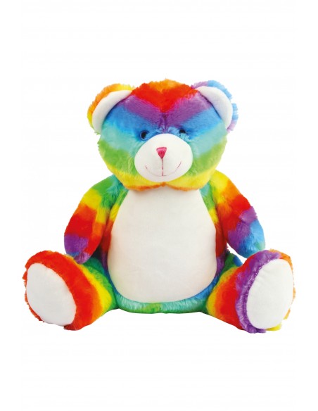 Peluche zippée Ours multicolore - MM555-Accueil-Alchimistes