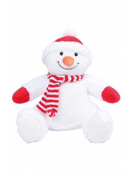 PELUCHE ZIPPÉE BONHOMME DE NEIGE - MM567-Accueil-Alchimistes