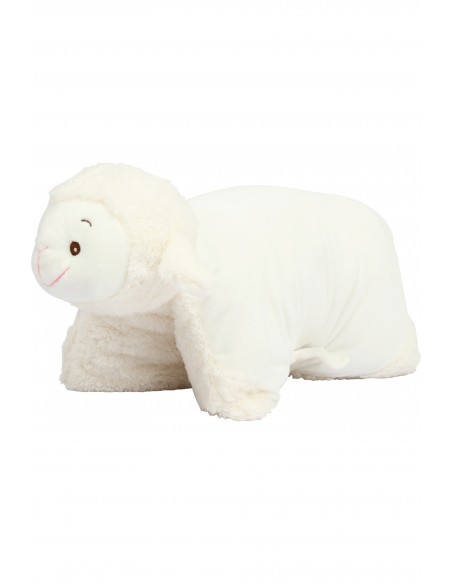 Coussin-peluche zippé Agneau - MM600-Accueil-Alchimistes