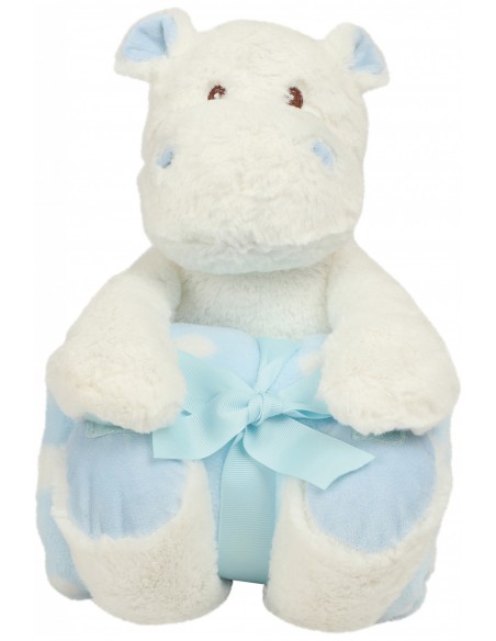 Peluche hippopotame avec couverture - MM606-Accueil-Alchimistes