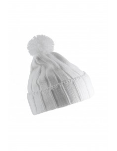 Bonnet à pompon avec revers...