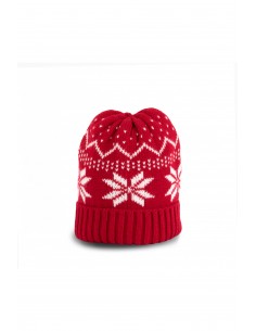 Bonnet à motifs Noël - KP543