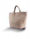 Sac cabas en toile de jute teint 100% naturel - KI0227