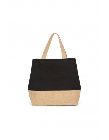 Sac shopping en toiles de coton & jute - KI0235-Accueil-Alchimistes