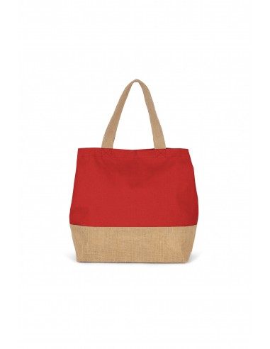 Sac shopping en toiles de coton & jute - KI0235-Accueil-Alchimistes