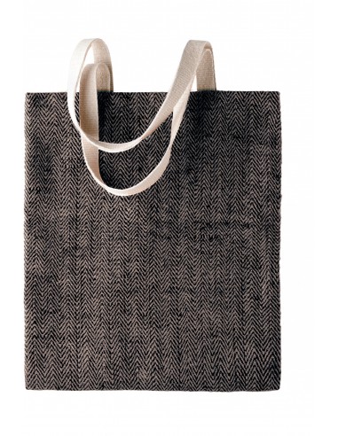 Sac en toile de jute teint 100% naturel - KI0226-Accueil-Alchimistes