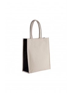 Sac cabas en coton / jute -...