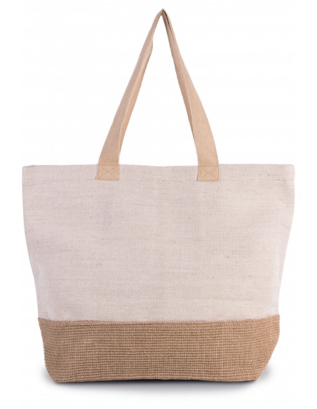 Sac de shopping fourre-tout esprit rustique - KI0258-Accueil-Alchimistes