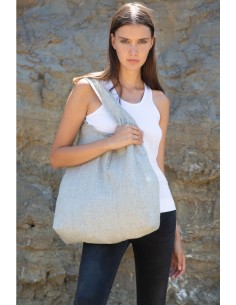 Sac shopping tissé à la...