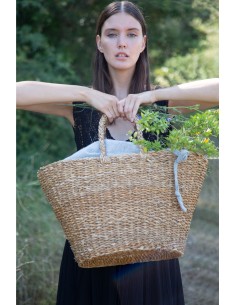 Panier tressé à la main -...