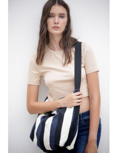 Sac bandoulière recyclé -...