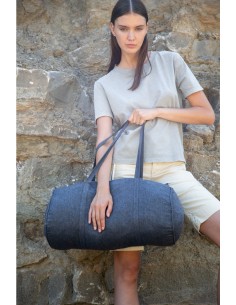 Sac polochon tissé à la...