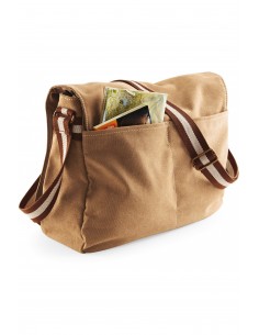 Sac courrier vintage en...