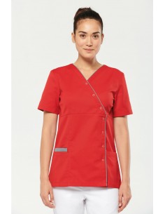 Blouse polycoton avec...