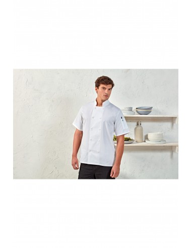 Veste de cuisine manches courtes - PR656-Accueil-Alchimistes