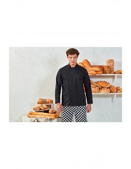 Veste chef cuisinier manches longues "Essential" - PR901-Accueil-Alchimistes