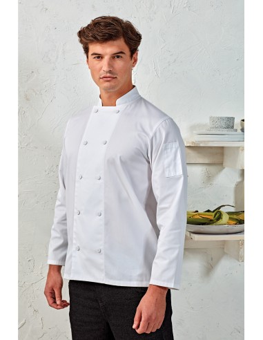 Veste chef cuisinier manches longues Coolchecker® - PR903-Accueil-Alchimistes