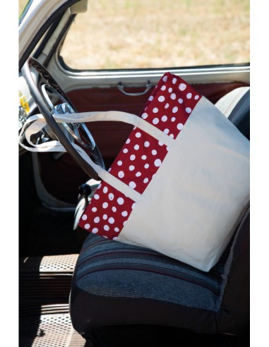Sac shopping motif pois - KI0286