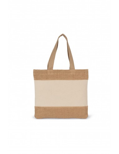 Sac shopping en coton et fils de jute tressée - KI0294-Accueil-Alchimistes