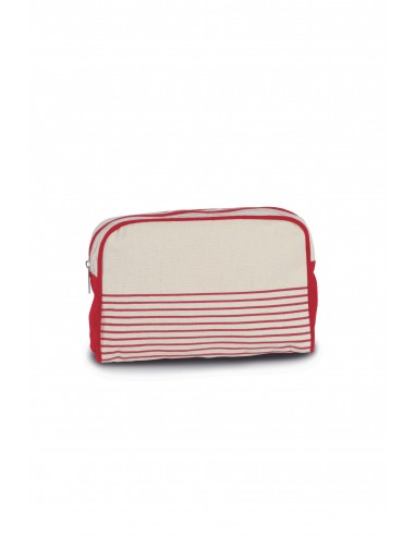 Trousse de toilette en coton canvas - style marin - KI0731-Accueil-Alchimistes