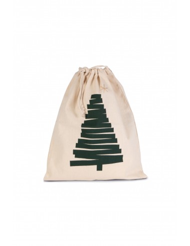 Sac coton à cordon motif sapin - KI0746-Accueil-Alchimistes