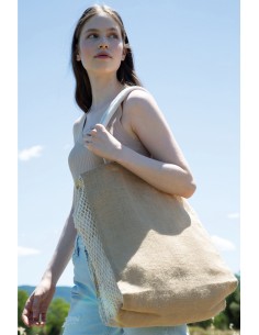 Sac shopping avec soufflet...