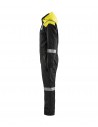 Combinaison Hiver Manches Longues À Capuche Détails Fluo