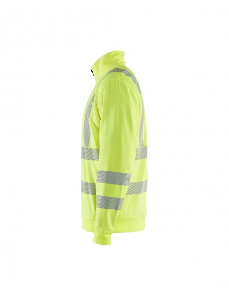 Sweat Col Zippé Haute-Visibilité-Accueil-Alchimistes