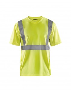 T-Shirt Haute-Visibilité Col V
