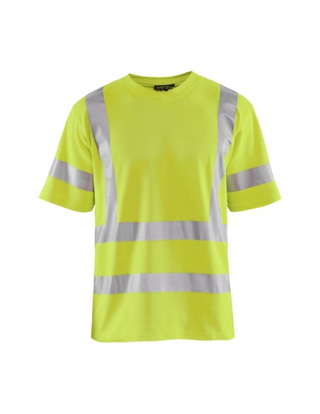 T-Shirt Col V Haute-Visibilité Anti-UV-Accueil-Alchimistes