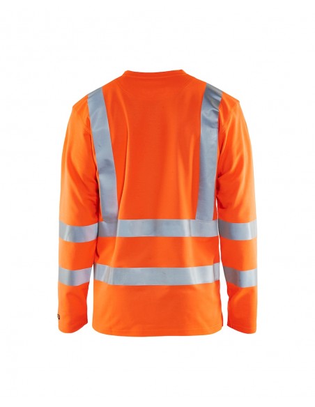 T-Shirt Manches Longues Col V Haute-Visibilité Anti-Uv-Accueil-Alchimistes