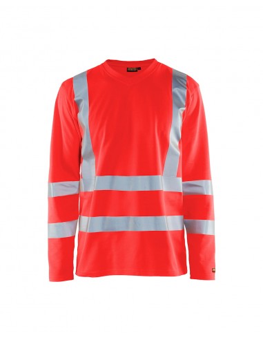 T-Shirt Manches Longues Col V Haute-Visibilité Anti-Uv-Accueil-Alchimistes