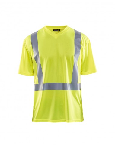 T-Shirt Col V Haute-Visibilité Anti-UV Anti-Odeur-Accueil-Alchimistes