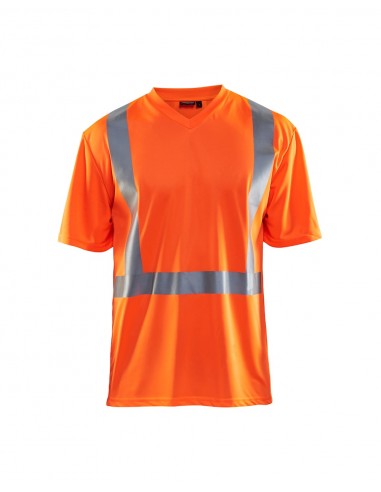 T-Shirt Col V Haute-Visibilité Anti-UV Anti-Odeur-Accueil-Alchimistes