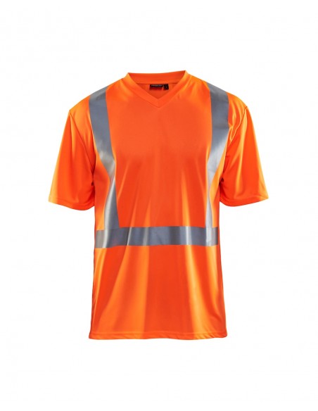 T-Shirt Col V Haute-Visibilité Anti-UV Anti-Odeur-Accueil-Alchimistes