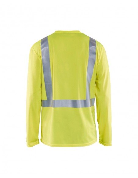 T-Shirt Manches Longues Col V Haute Visibilité Anti-UV Anti-Odeur-Accueil-Alchimistes