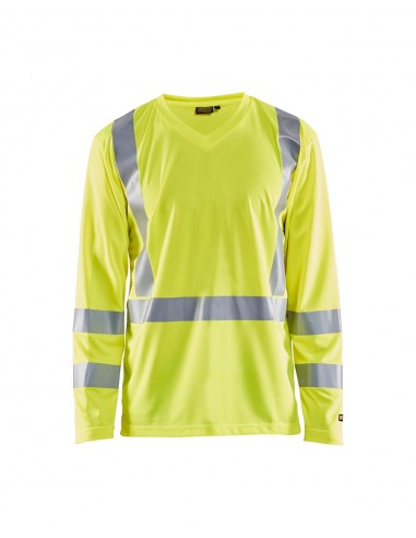 T-Shirt Manches Longues Col V Haute Visibilité Anti-UV Anti-Odeur-Accueil-Alchimistes