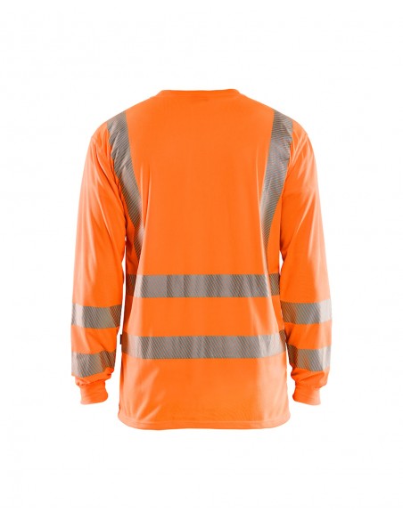 T-Shirt Manches Longues Col V Haute-Visibilité Anti-UV-Accueil-Alchimistes