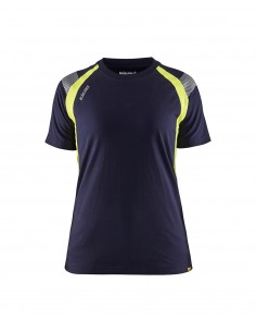 T-Shirt Détails Fluo Femme