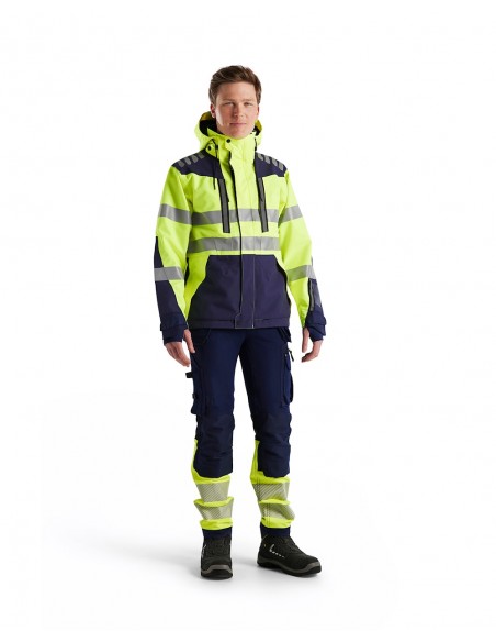 Veste Hardshell Stretch 2D Haute-Visibilité-Accueil-Alchimistes