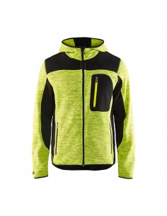 Veste Tricotée À Capuche