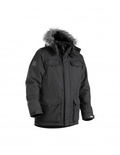 Parka Hiver À Capuche À Poil