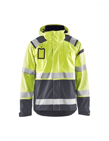 Veste Hardshell Stretch 2d Haute-Visibilité-Accueil-Alchimistes