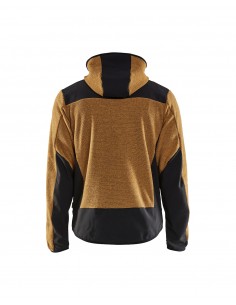 Veste Tricotée Avec Softshell 2