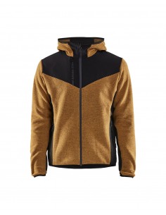 Veste Tricotée Avec Softshell