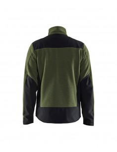 Veste Tricotée Avec Softshell 2