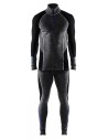 Haut De Sous-Vêtements Col Zippé Warm