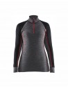 Haut De Sous-Vêtement Col Zippé Xwarm Femme