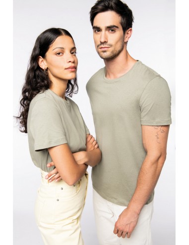 NS325 - T-shirt en coton bio et lin unisexe - 150g-Accueil-Alchimistes