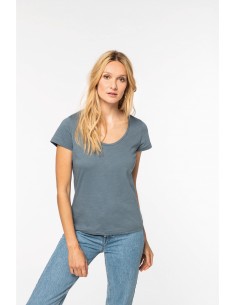 NS329 - T-shirt slub femme...